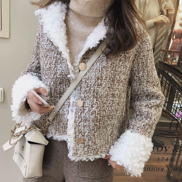 

mishow 2019 winter new collation full sleeve short parkas cotton coat mx18d9532 y190926, Black;white