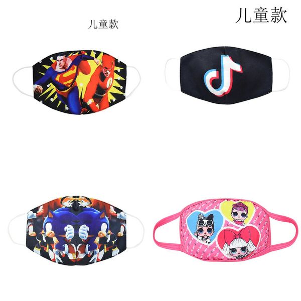 

cloth tapabocas kids dry snorkel set mask cotton face mouth mask cartoon youth children masks for kid owu rouska cbdhk, Blue