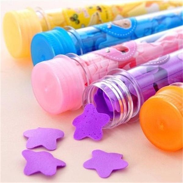 

disposable wash hands soaps portable travel test tube packing paper soap flower kindergarten children soapslice protection product xd23292