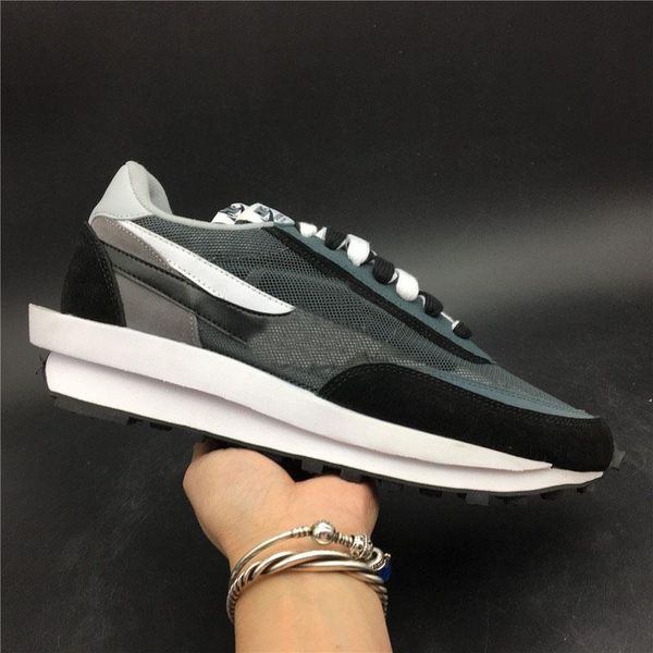 

hot best authentic sacai x ldwaffle рассвет черный антрацитовый кроссовки мужчины женщины зеленый gusto pine зеленые спортивные кроссовки bv