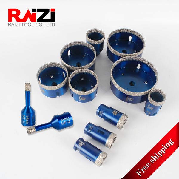 

1 pc vacuum brazed diamond drill bit 5/8-11 thread porcelain tile granite marble concrete diamond dry core drill bit hole saw
