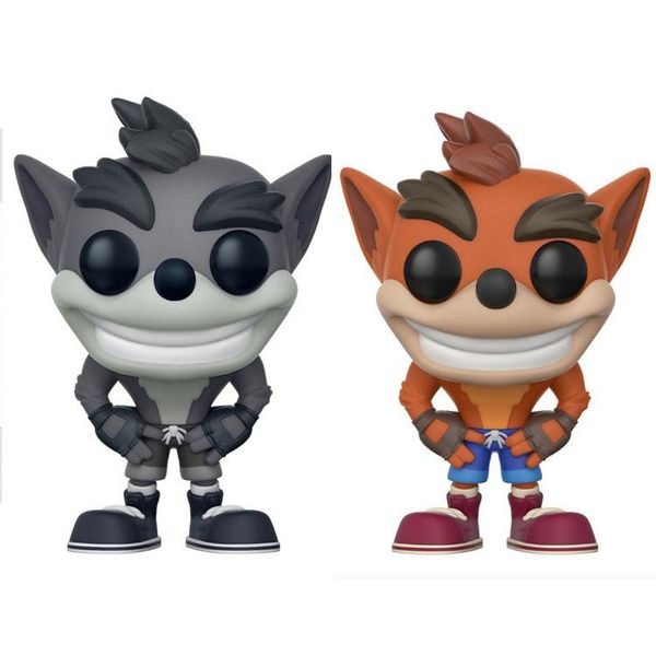 

xmas gift funko pop wolf gray action figures kids doll model decoration billy crash bandicoot toy