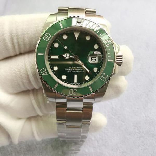 

2020 new v3 mens watch 50m waterproof sapphire ceramic bezel stainless steel 40mm 116610ln automatic mechanical men watches, Slivery;brown