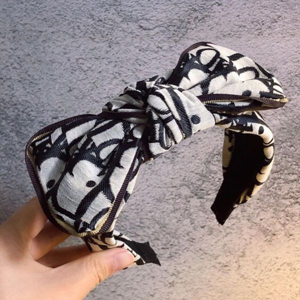 

women letter print tie hairband hairpin head hoop knot hair headband fashion ladies new hair accessories 7 styles headband, Silver