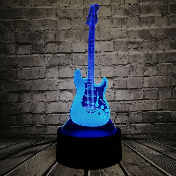

new arrival music cool guitar bass 3d led lamp night light for musicians home table decoration birthday christmas present gift