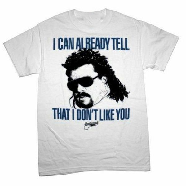 

eastbound down kenny powers i can already tell white t-shirt festive plus size tee shirt, White;black