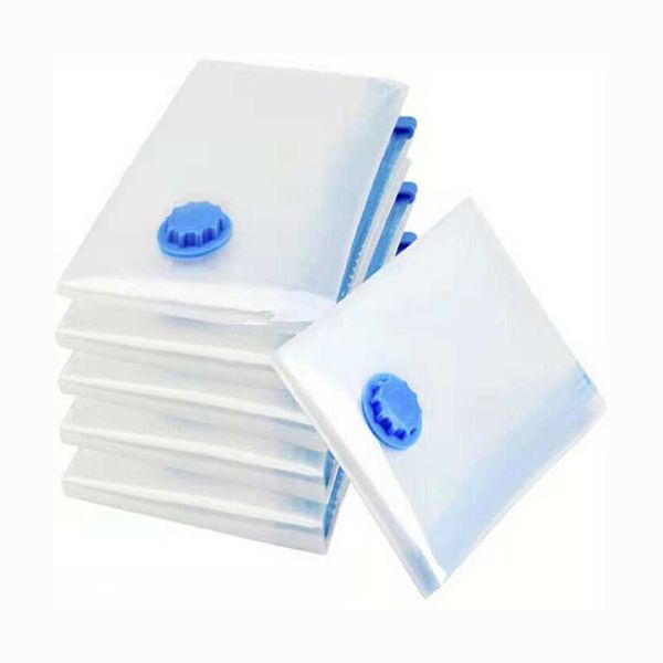 

5pcs clothes clear storage bags compressed travel organizers plastic home transparent organizing bag