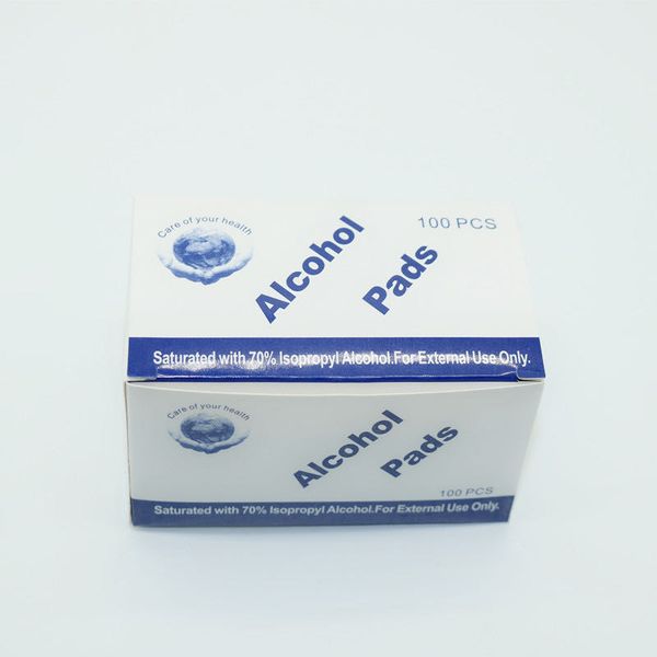 

antivirus 75% alcohol prep pads disposable alcohol cotton wipe sheet 6*3cm tablet sterilize 99.9%100pcs/box