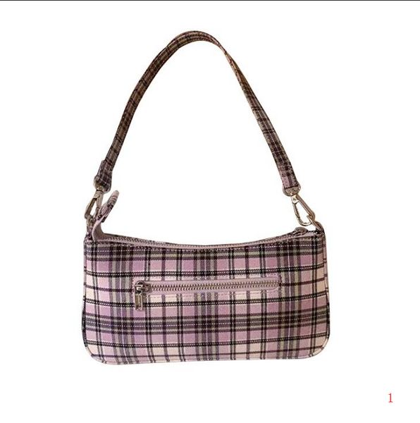 

Designer Luxury Handbags Purses Shoulder Bags Retro Underarm Bag Women Baguette Classic Brand Lock Wild Check Handbag PH-RG2040304