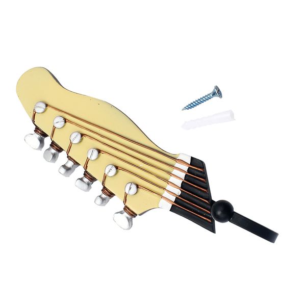 

guitar head hook music home resin clothes hat bag hanger hook wall mounted