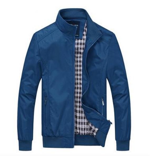 

новая спортивная куртка мужчин пальто m-5xl 6xl открытый тонкий теплые куртки весна осень верхняя одежда мандарин, Blue;black