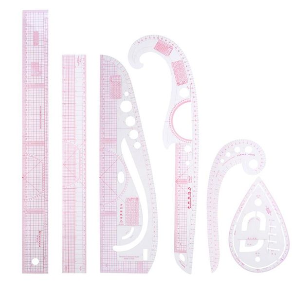 

1 set cutting craft scale rule drawing tools ruler acrylic patchwork craft quilting ruler cutting rulers diy home sewing tools, Black