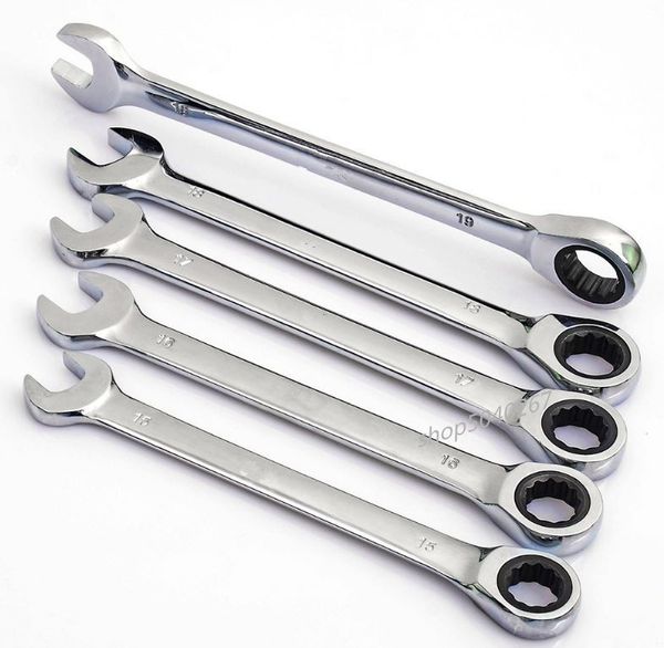 

chrome vanadium steel ratchet combination metric wrench set fine tooth torque socket nut wrench set repair tools