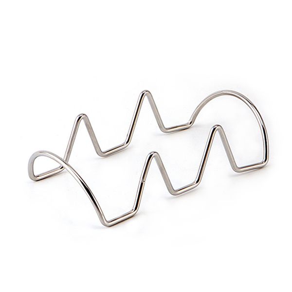 

stainless steel rack portable taco holder mini display food stand kitchen storage