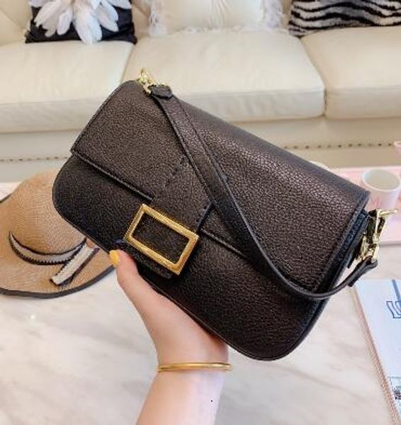 

2020 2020 classic baguette bag genuine leather totes handbags purses women shoulder bags slender handbag crossbody bag