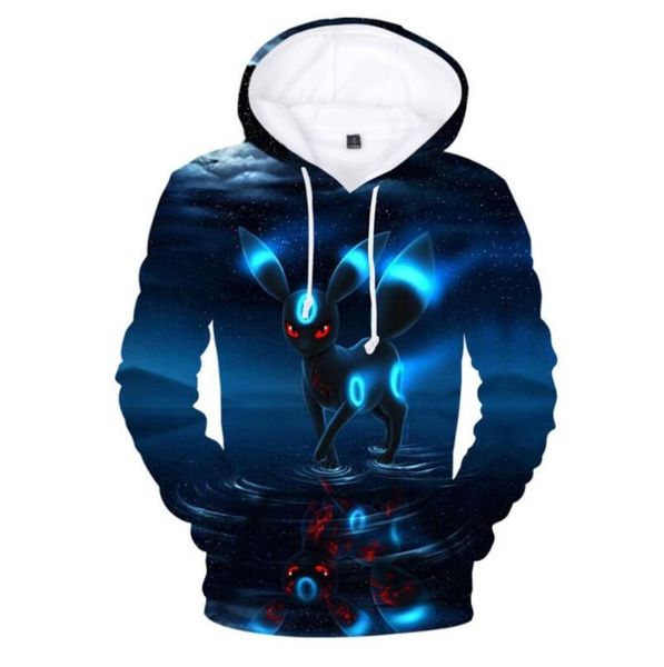 

карманы призрак толстовки женщины повседневная harajaku кофты пуловеры мужские дизайнер 3d, Black