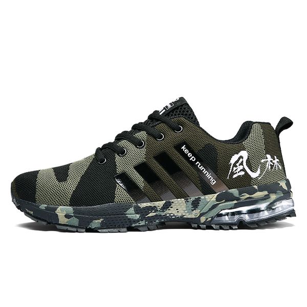 

Мужские кроссовки Air Mesh Casual Дышащие легкие кроссовки Camo Ударопрочная подошва на ш