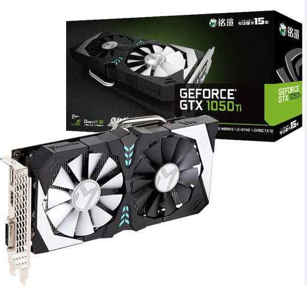 

Видеокарта Maxsun GTX 1050 ti 4G 128-битная видеокарта NVIDIA HDMI + DP + DVI 1291 МГц - 1392 МГц 7000 МГц GDDR5 P