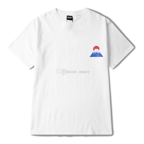 

женская дизайнерская повседневная футболка высокого качества вокруг шеи тройники мода мужчины женщины лето спорт короткие рукава 2 цвета, White