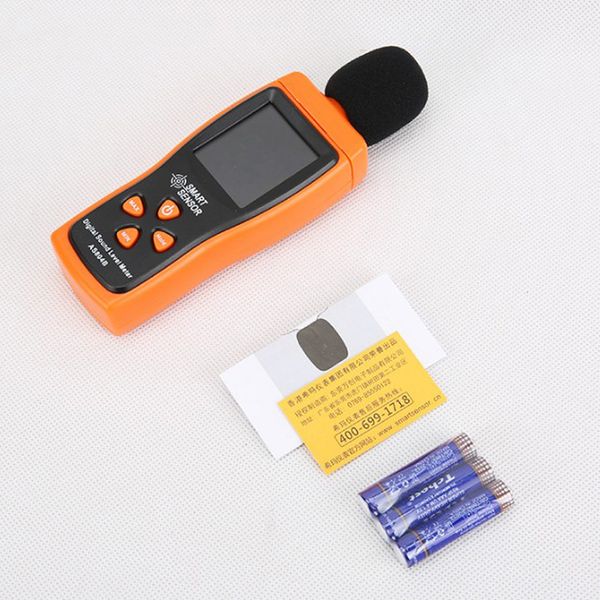 

decibel meter sound level meter 30-130 db audio noise measure device sound measuring reader self-calibrated decibel monit