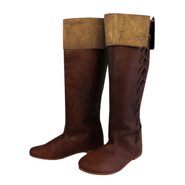 

winter boots women over-the-knee long boots fashion warm breathable leather waterproof snow women cross-tied woman, Black