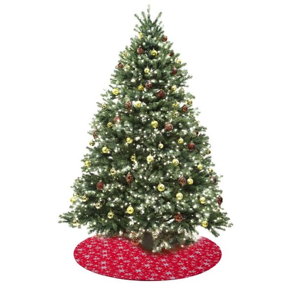 

48 inches christmas tree skirt snow carpet for theme festive party holiday decorations soft and comfortable
