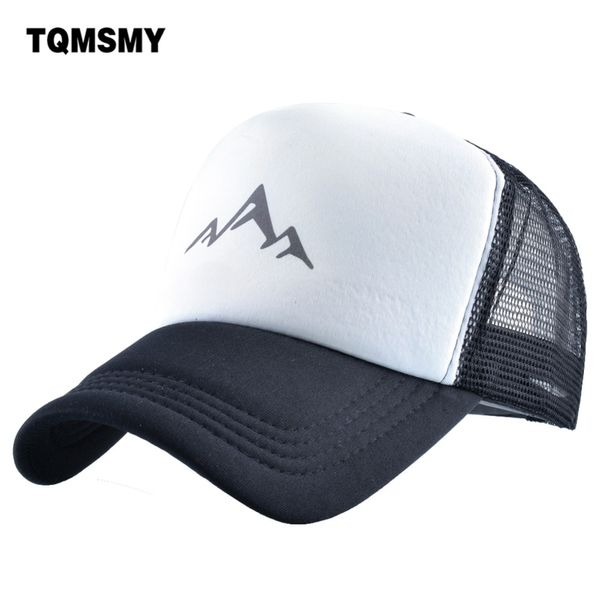 

tqmsmy summer mountain breathable baseball hat men and women baseball cap casual men's trucker hat adjustable snapback tma67, Blue;gray