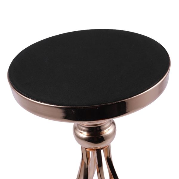 

1pcs gold flower vases candle holders rack stands wedding decoration road lead table centerpiece pillar party event candlestick candle holde