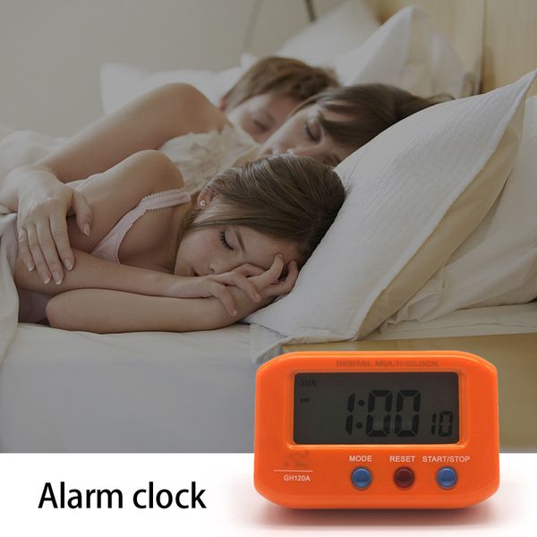 

new mini digital backlight led display table alarm clock snooze calendar portable electronic clock with luminous student travel