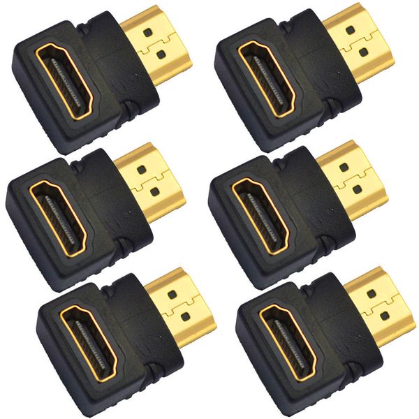 

Конвертер HDMI в HDMI Переходник между мужчинами и женщинами 90 270 градусов Прямоуголь