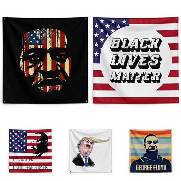 

its 2020 and i have a dream george floyd printing tapestry black lives matter household wall banner 150*150cm #qa44208