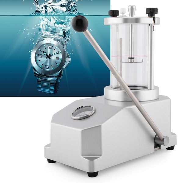 

professional watch waterproof tester for watchmaker watch repair tool 6 atm 2 watches case resistance pressure testing machine