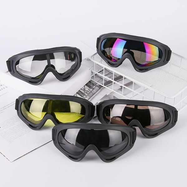 

1 pc windproof eyewear glasses ski anti-fog goggles dustproof lens sunglasses outdoor sports cycling frame glasses