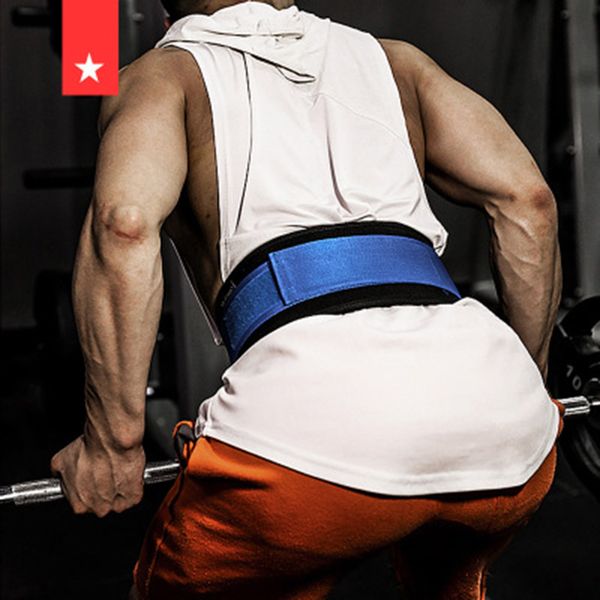

waist support fitness felt squat weightlifting color sports waistband deadlift training exercise to widen men and women, Black;gray