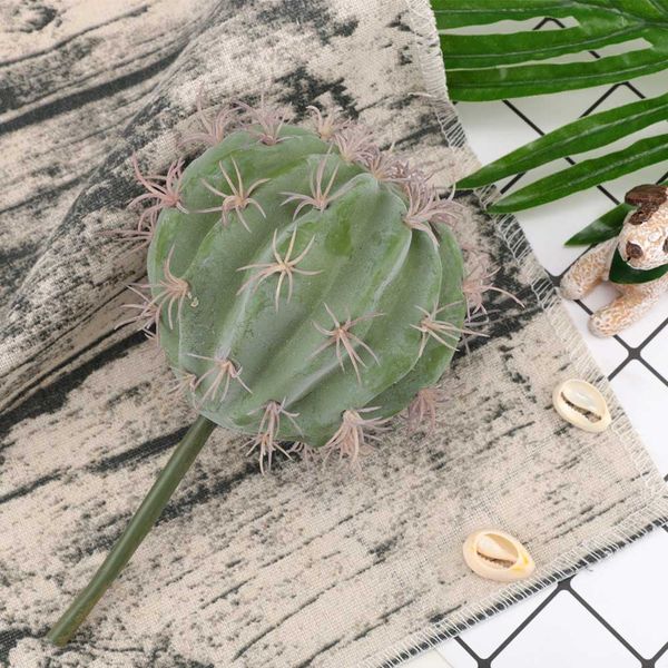 

1pc artificial green plants cactus succulent simulation bonsai diy innovative fake plastic miniascape home table garden decor