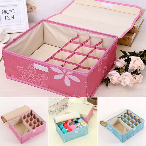 

closet foldable organizer drawer storage box case for bra ties underwear socks