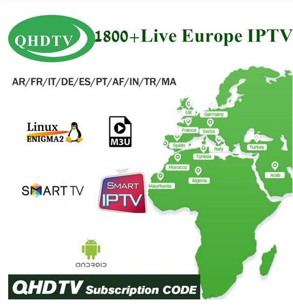 

1 year qhdtv tv program ub cription europe u program u e for m3u android tv box