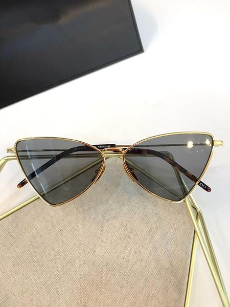 

303 sunglasses fashion women triangle deisnger popular full frame uv400 lens summer style triangle frame come with case, White;black
