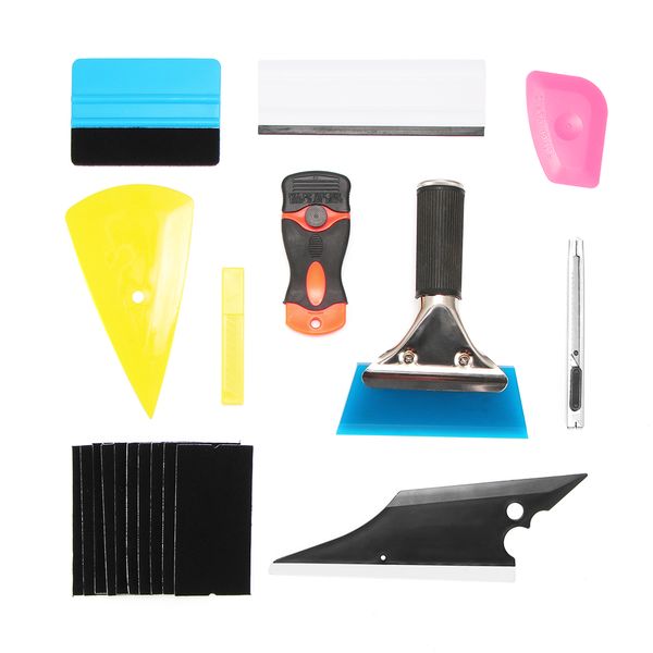 

8pcs 10pcs car styling car window tint auto film wrapping install applicator tools kit diy