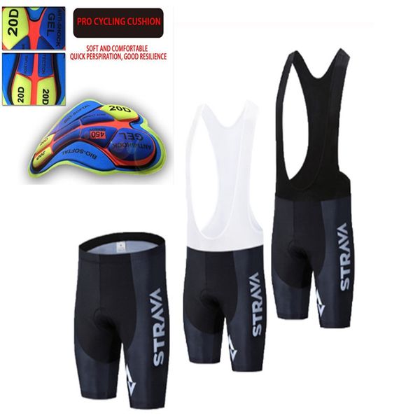 

2020 strava new pro team cycling bib shorts race lightweight bib pant for long time ride bicycle bottom ropa ciclismo bike pants, Black;blue