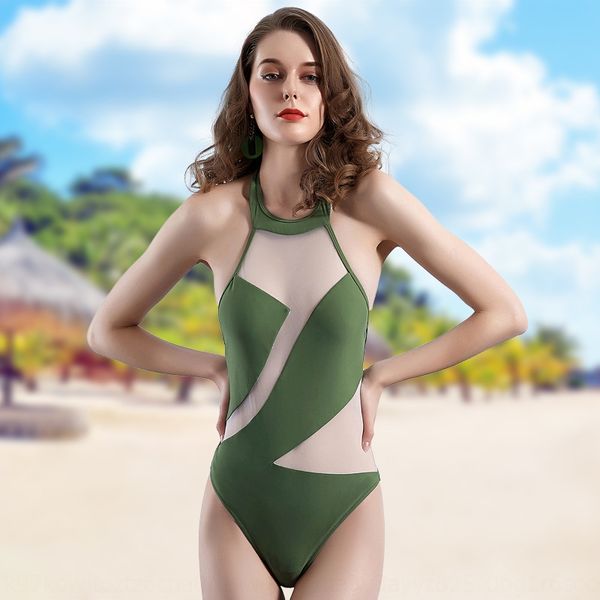 

2020 ракетка плавать выдолбленные один цельный купальник сексуальный живот покрывающих тонкий ракетка шеи галстук плавание костюм горячий ис, White;black