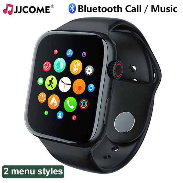

smart watch men women bluetooth call music 2 menu styles multi-dial wristband 1.54-inch sleep sport bracelet band for android ios smartwatch