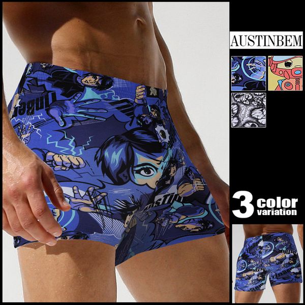 

men's swimwear trunk summer beach bathingsuits surfing boxers bikini shorts gay homme plus size swim bottom