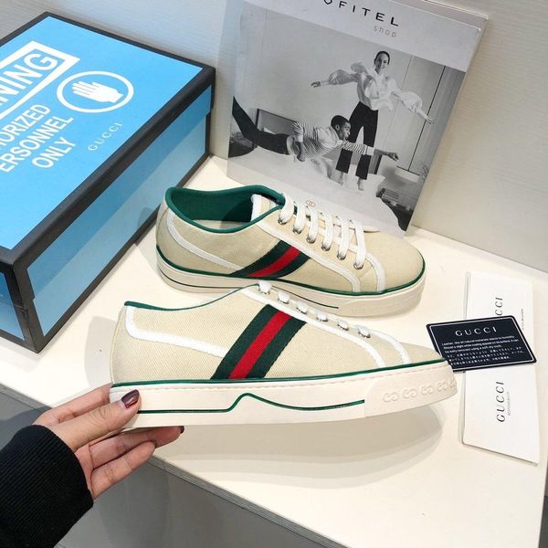 

Новые женские мужские теннисные кроссовки 1977 года роскошные дизайнерские туфли хлопок с низким верхом кроссовки холст повседневная обувь женщины мужчины хлопчатобумажные кроссовки