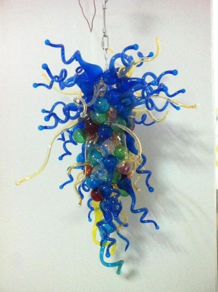 

100% handmade blown lamp chandelier light custom made modern art glass pendant lamps chihuly style home decor led chandeliers