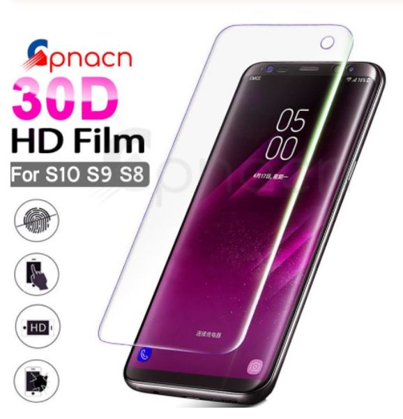 

screen protector on for samsung galaxy s10 s9 s8 plus screen protective film for samsung s10e note 8 9 s7 edge soft full cover