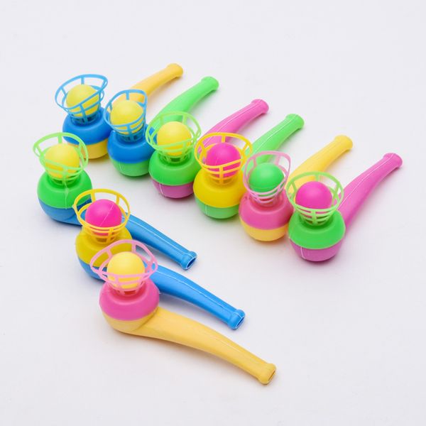 

funny pipe ball party gifts colorful magic blowing pipe floating ball children toys party gift 2019 sell