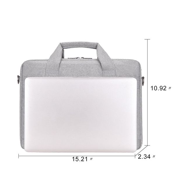 

prettyzys large capacity laphandbag for men women travel briefcase bussiness notebook bag for 14 15 inch macbook pro pc