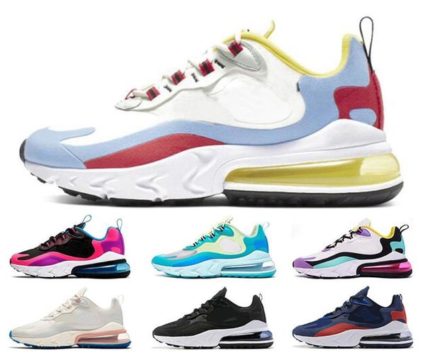 

classic react men women running shoes bauhaus optical bright violet light beige chalk hyper jade breathable women sports sneakers size 36-45, Black