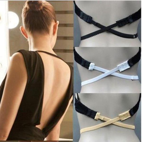

Hot Fashion Back Backless Bra Strap Adapter Converter Fully Adjustable Extender Hook Women's Fashion Bra Strap Adapter